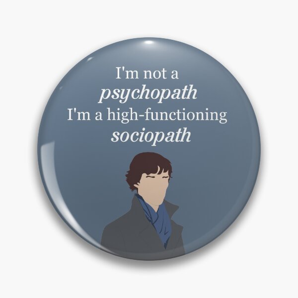 Item preview, Sherlock BBC - I'm not a Psychopath designed and sold by OutlineArt.