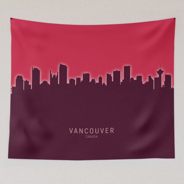 Artikelvorschau, Vancouver Canada Skyline entworfen und verkauft von ArtPrints.