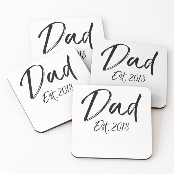 Artikelvorschau, Cute Dad Est. 2018 Father's Day Gift entworfen und verkauft von TNDesignStudio.