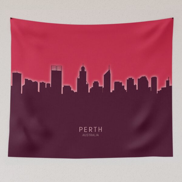 Item preview, Perth Australia Skyline designed and sold by ArtPrints.