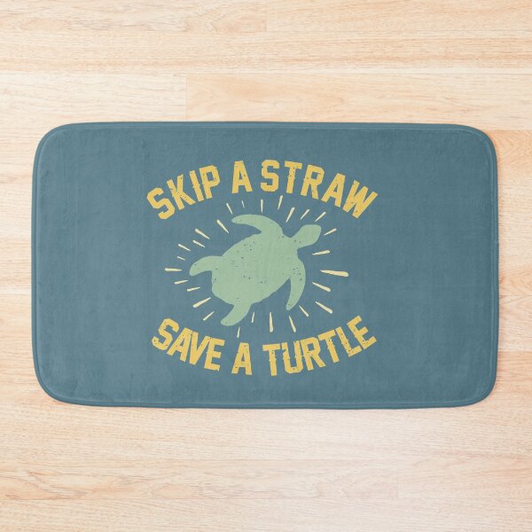 Item preview, Skip a Straw Save a Turtle Vintage Turtles Lover Cute Design Gift  designed and sold by alenaz.
