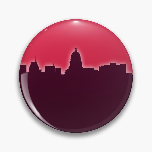 Artikelvorschau, Madison Wisconsin Skyline entworfen und verkauft von ArtPrints.