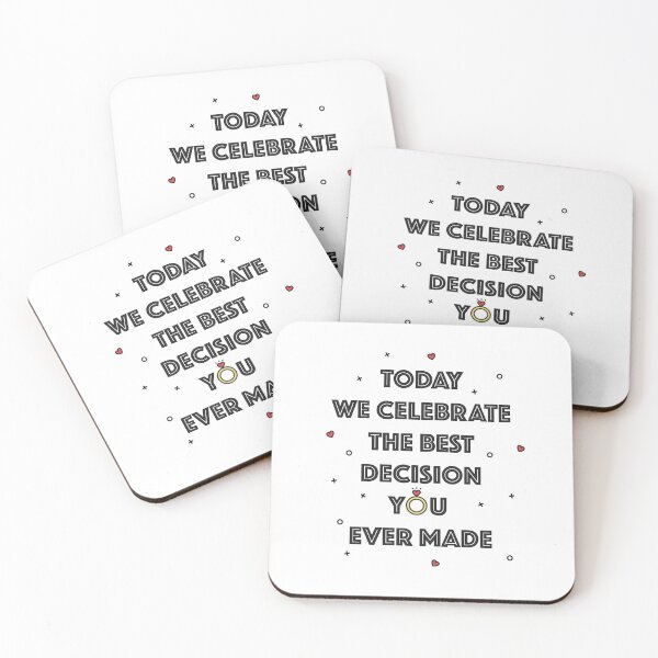 Item preview, Wedding card today we celebrate the best decision you ever made designed and sold by hsuanjj.