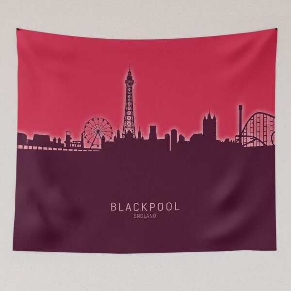 Item preview, Blackpool England Skyline designed and sold by ArtPrints.