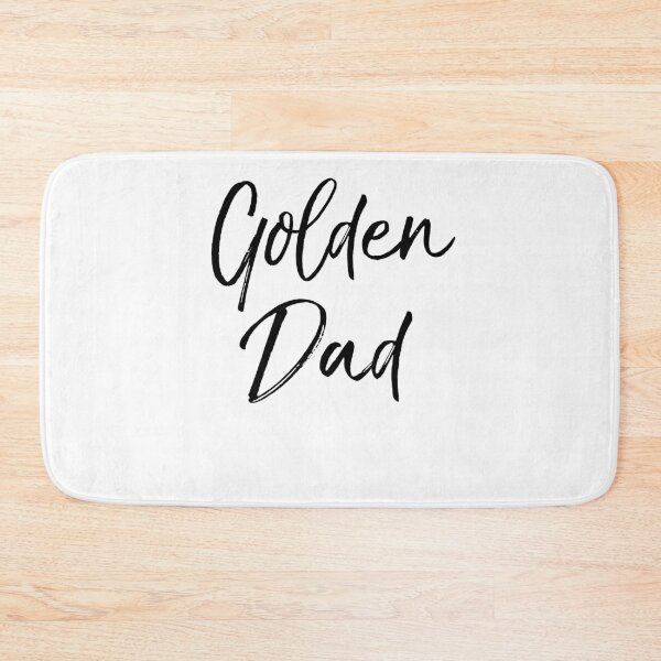Aperçu de l'œuvre Cute Golden Retriever Gift Golden Dad Father's Day Gift créée et vendue par TNDesignStudio.