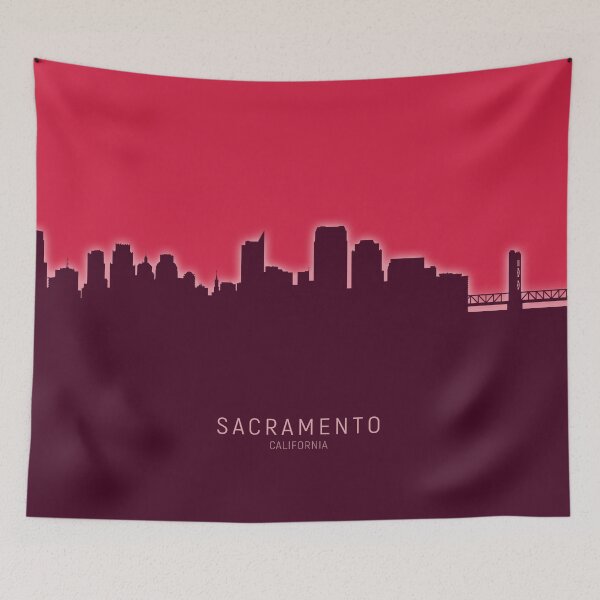 Item preview, Sacramento California Skyline designed and sold by ArtPrints.