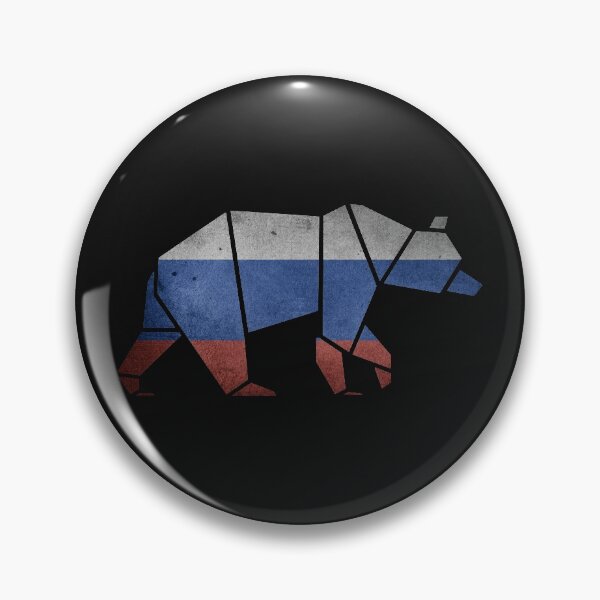 Artikelvorschau, Russian Flag Bear entworfen und verkauft von WildGeometric.