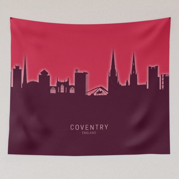 Item preview, Coventry England Skyline designed and sold by ArtPrints.