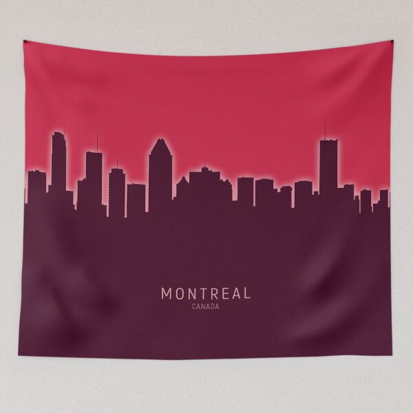 Item preview, Montreal Canada Skyline designed and sold by ArtPrints.