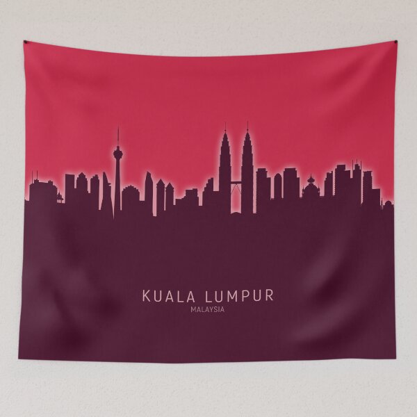Item preview, Kuala Lumpur Malaysia Skyline designed and sold by ArtPrints.