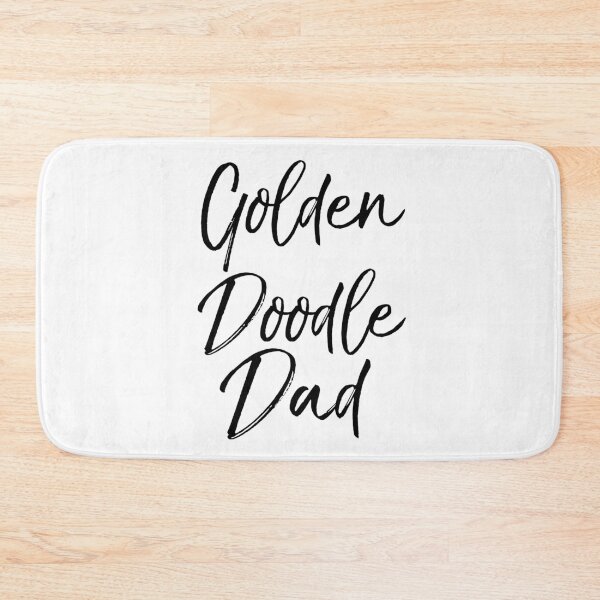 Aperçu de l'œuvre Cute Poodle Gift Golden Doodle Dad Father's Day Gift créée et vendue par TNDesignStudio.