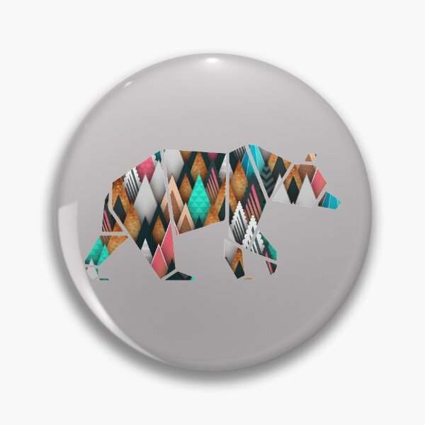Item preview, Colourful Geometric Bear designed and sold by WildGeometric.