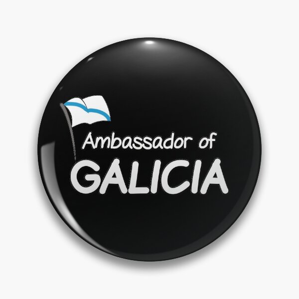 Item preview, Ambassador of Galicia with Galician flag designed and sold by Galitenda.