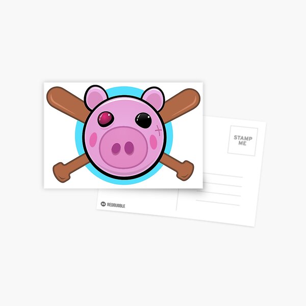 Piggy Roblox Postcards Redbubble - sketch piggy wallpaper roblox