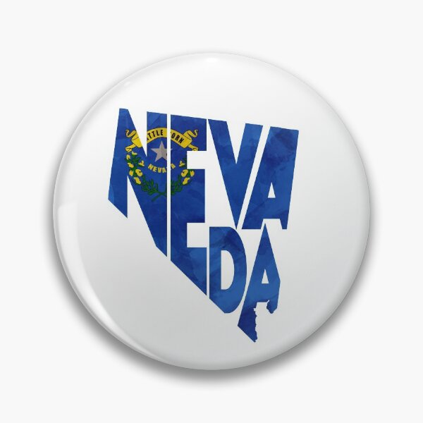 Item preview, Nevada Typographic Map Flag designed and sold by A Deniz Akerman.