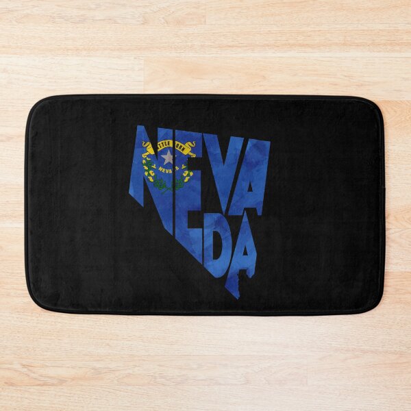 Item preview, Nevada Typographic Map Flag designed and sold by A Deniz Akerman.