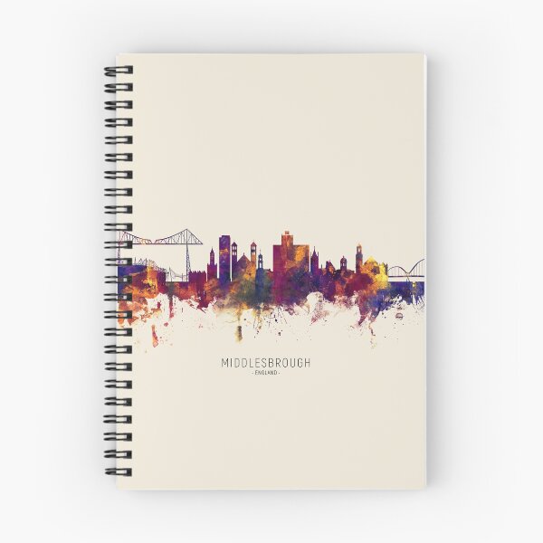Item preview, Middlesbrough England Skyline designed and sold by ArtPrints.