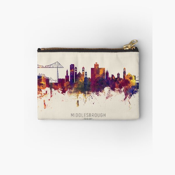 Item preview, Middlesbrough England Skyline designed and sold by ArtPrints.