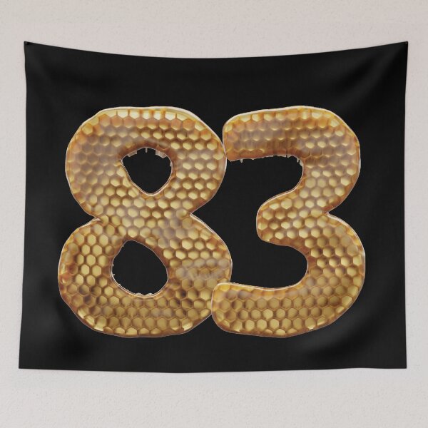 Item preview, 83 Number 3d Honey Numbers Font designed and sold by HelloFromAja.