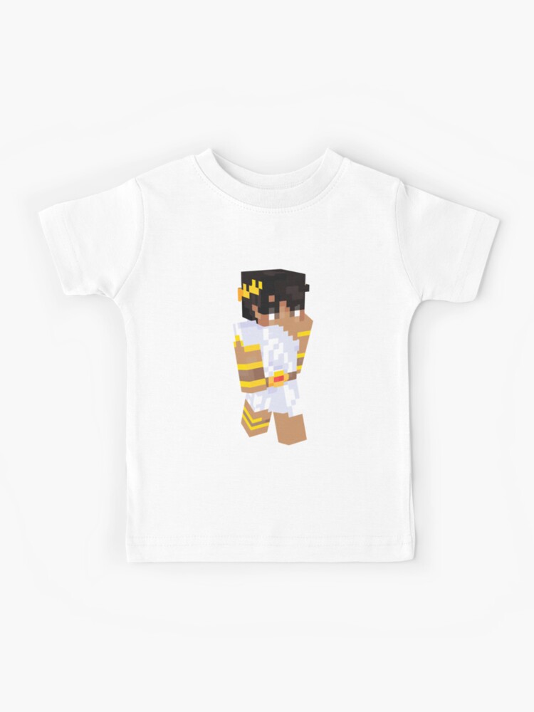 God Minecraft Skin Kids T Shirt By Hamad678 Redbubble
