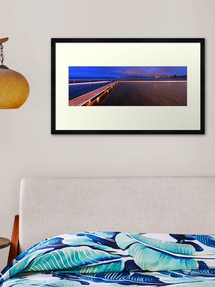 Thumbnail 2 of 7, Framed Art Print, Narrabeen Tidal Pool, New South Wales, Australia designed and sold by Chockstone.