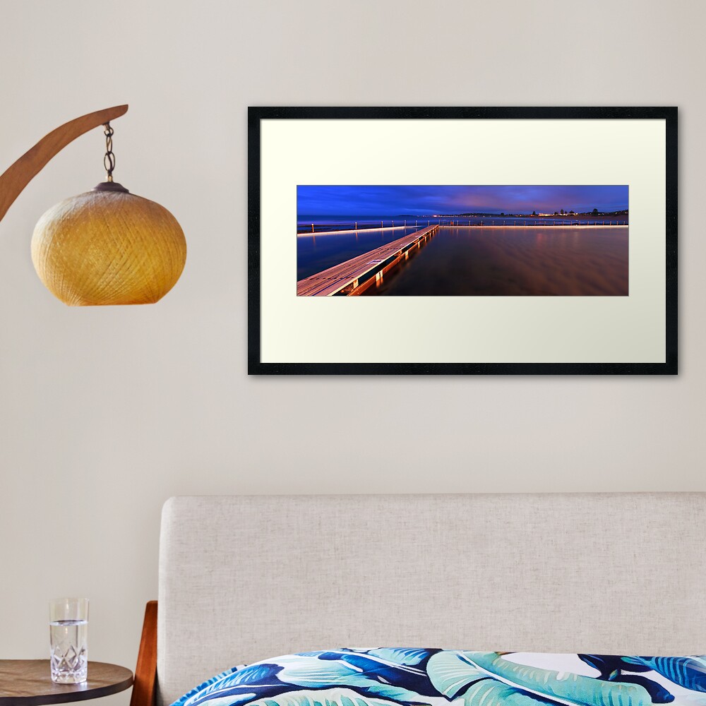 Narrabeen Tidal Pool, New South Wales, Australia Framed Art Print