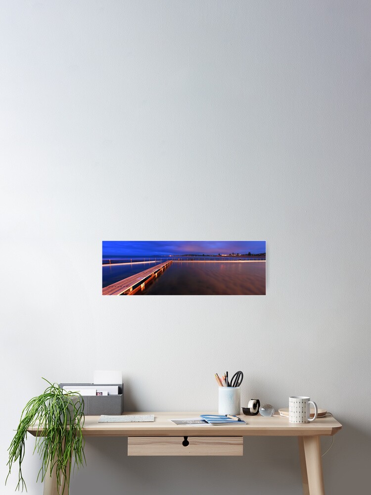Thumbnail 2 of 3, Poster, Narrabeen Tidal Pool, New South Wales, Australia designed and sold by Chockstone.
