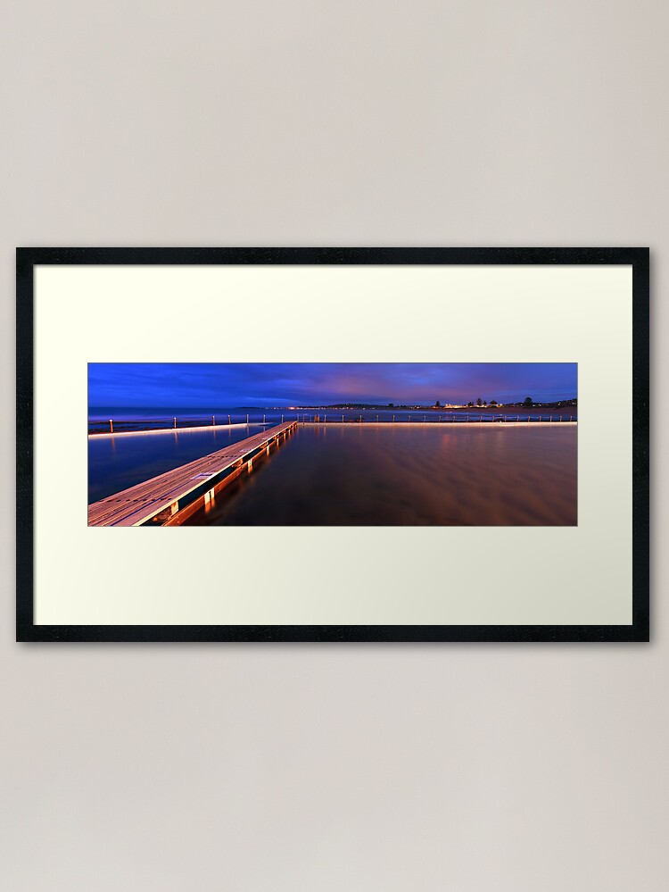 Thumbnail 1 of 7, Framed Art Print, Narrabeen Tidal Pool, New South Wales, Australia designed and sold by Chockstone.