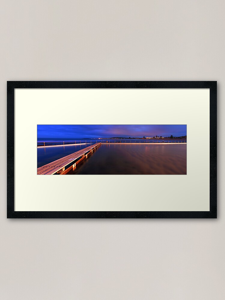 Thumbnail 1 of 7, Framed Art Print, Narrabeen Tidal Pool, New South Wales, Australia designed and sold by Chockstone.