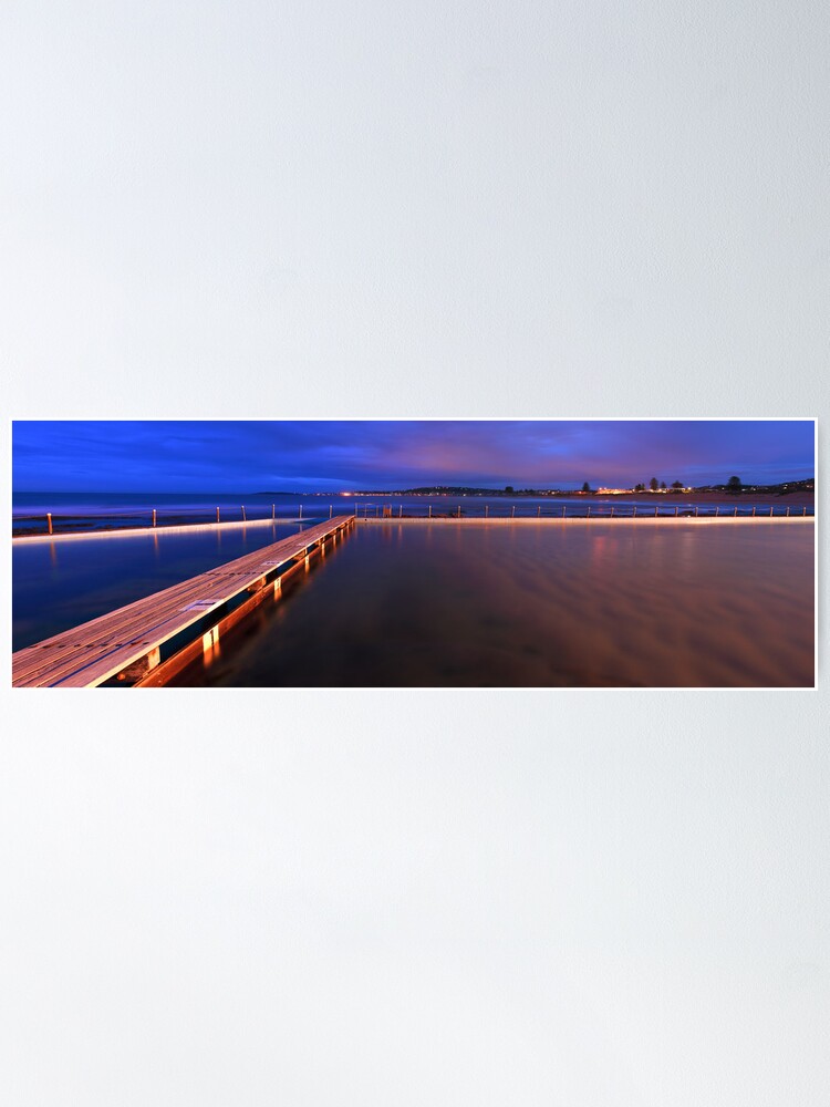 Thumbnail 1 of 3, Poster, Narrabeen Tidal Pool, New South Wales, Australia designed and sold by Chockstone.