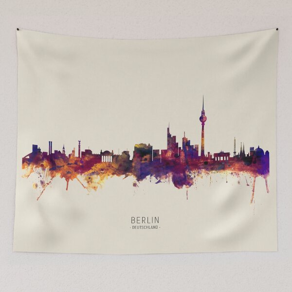 Item preview, Berlin Germany Skyline designed and sold by ArtPrints.