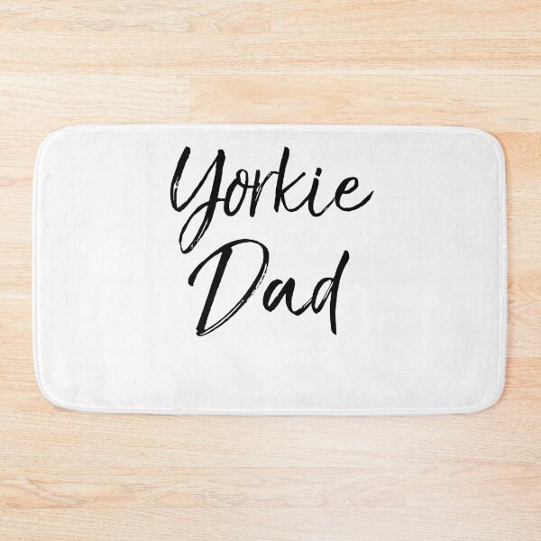 Aperçu de l'œuvre Cute Yorkshire Terrier Gift Yorkie Dad Father's Day Gift créée et vendue par TNDesignStudio.