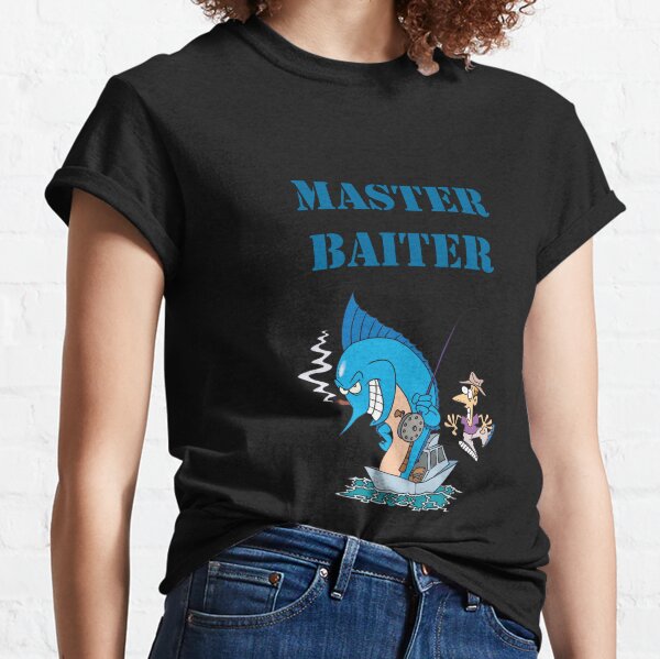 Master Baiter - Funny Fishing meme style Tshirt, Mug and Print Essential T- Shirt for Sale by Pearsona89