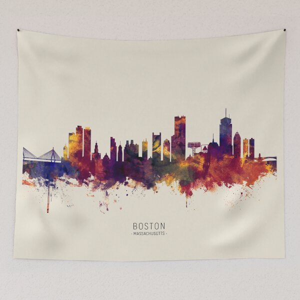 Item preview, Boston Massachusetts Skyline designed and sold by ArtPrints.