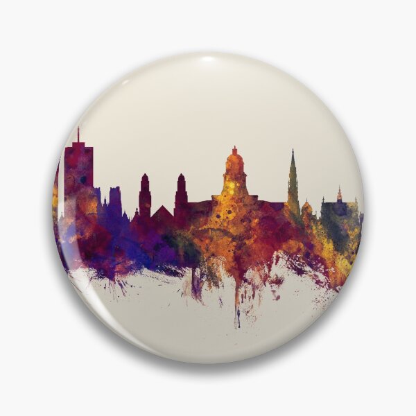 Item preview, Brussels Belgium Skyline designed and sold by ArtPrints.