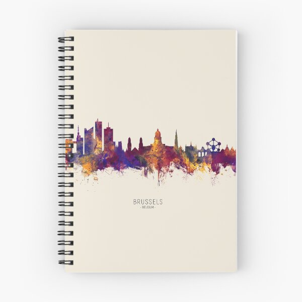Item preview, Brussels Belgium Skyline designed and sold by ArtPrints.