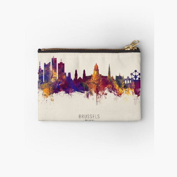 Item preview, Brussels Belgium Skyline designed and sold by ArtPrints.