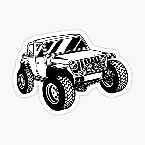 Offroad 4WD Car Sticker