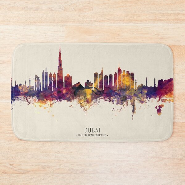Artikelvorschau, Dubai Skyline entworfen und verkauft von ArtPrints.