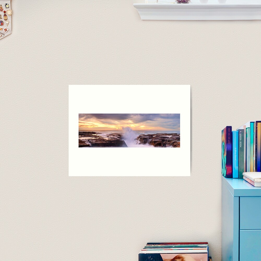 Narrabeen Rocks, New South Wales, Australia Art Print