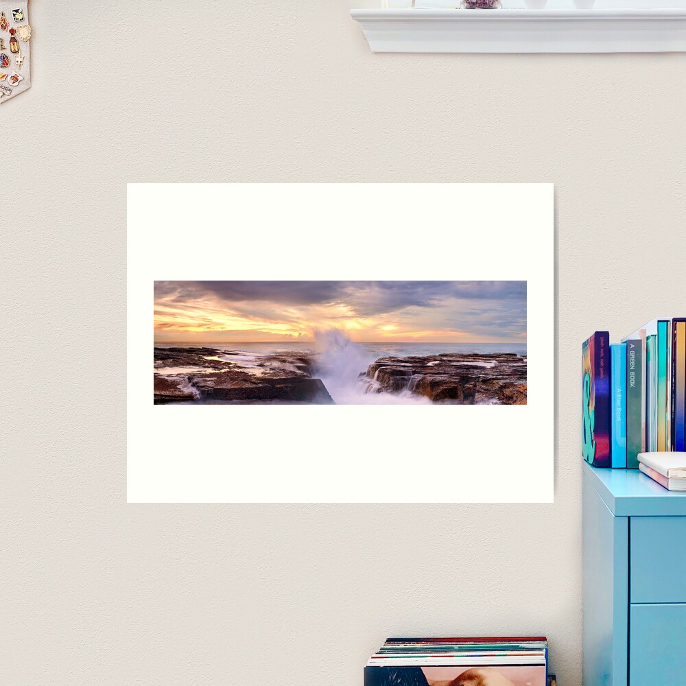 Narrabeen Rocks, New South Wales, Australia Art Print