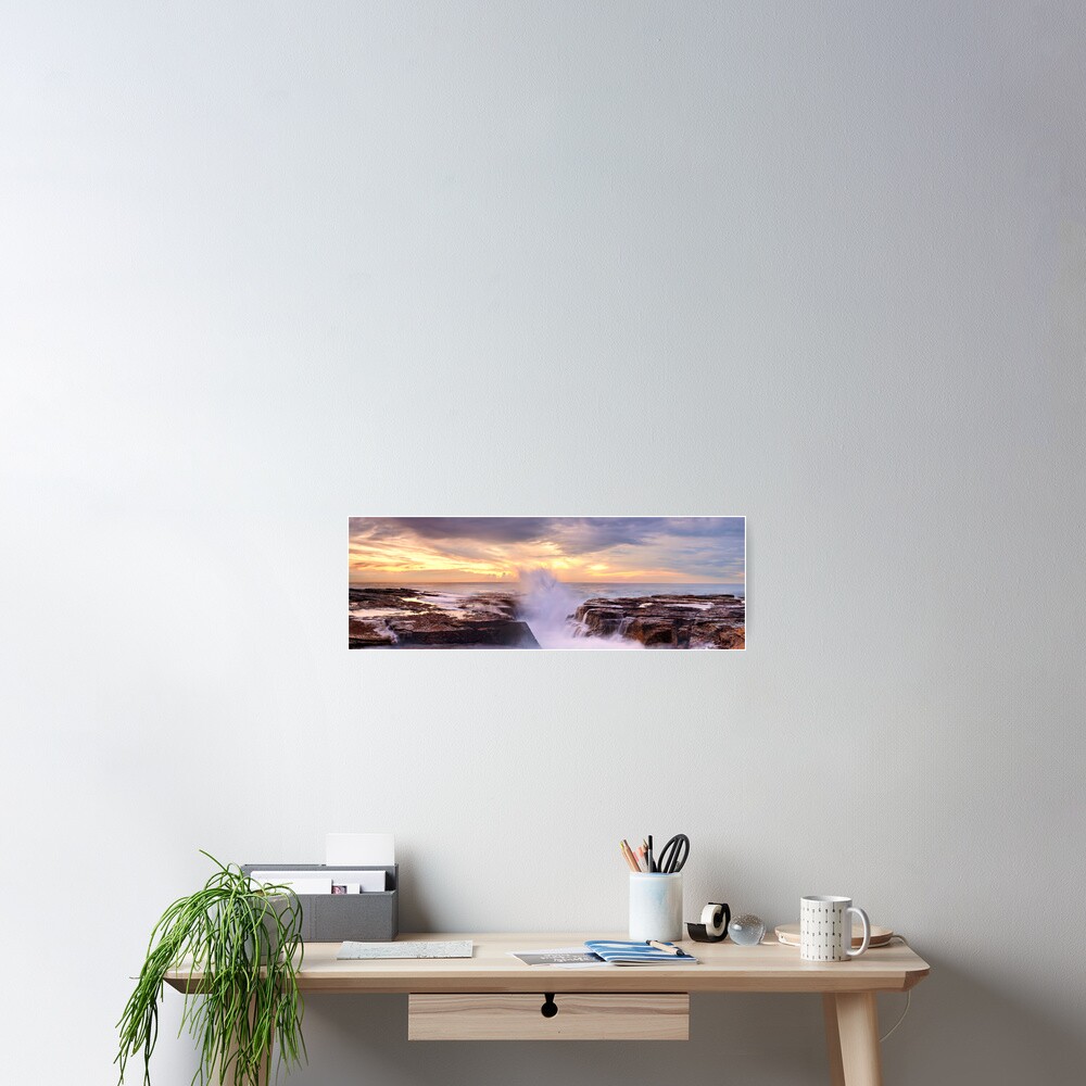 Narrabeen Rocks, New South Wales, Australia Poster