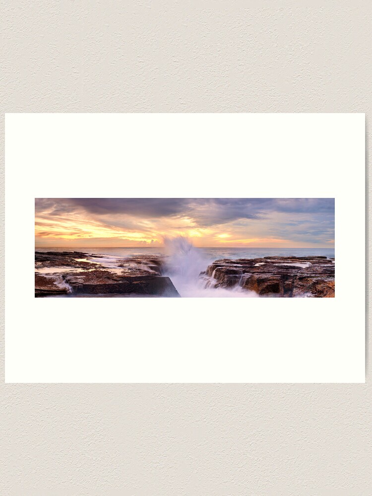 Alternate view of Narrabeen Rocks, New South Wales, Australia Art Print