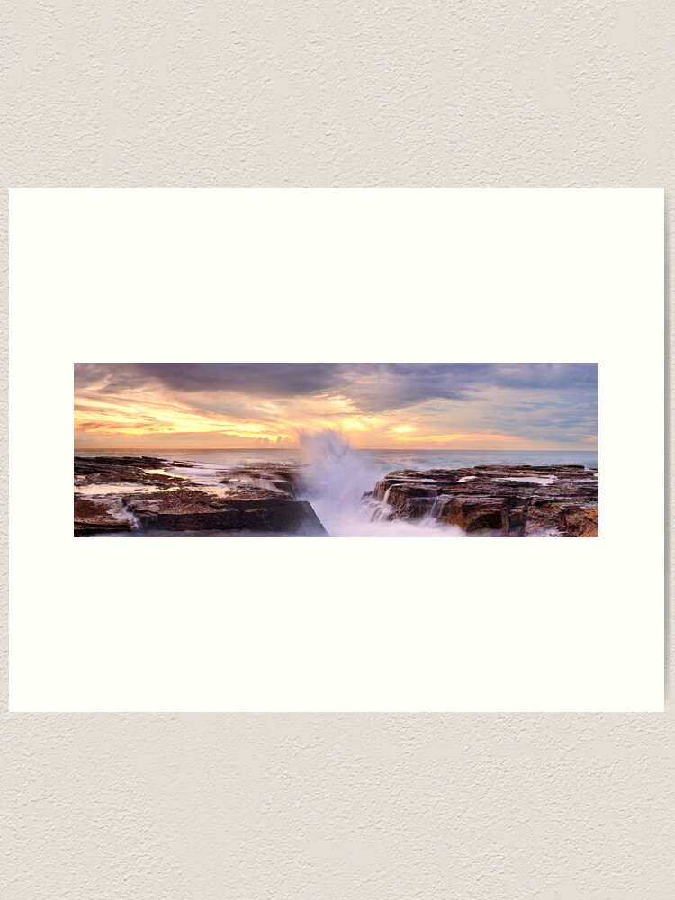 Alternate view of Narrabeen Rocks, New South Wales, Australia Art Print