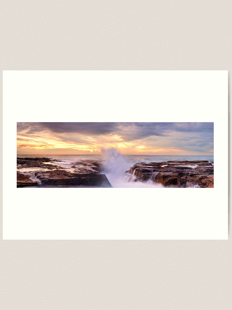 Alternate view of Narrabeen Rocks, New South Wales, Australia Art Print