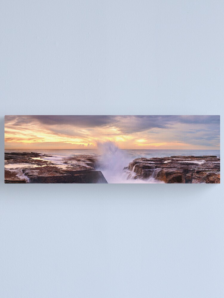 Alternate view of Narrabeen Rocks, New South Wales, Australia Canvas Print