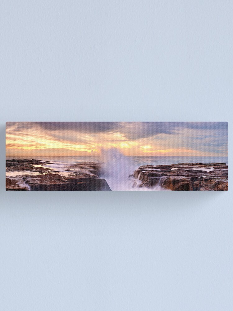 Alternate view of Narrabeen Rocks, New South Wales, Australia Canvas Print