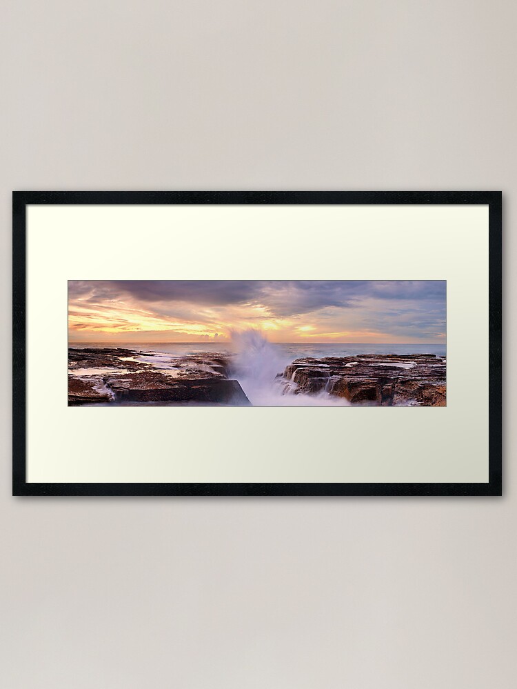 Alternate view of Narrabeen Rocks, New South Wales, Australia Framed Art Print