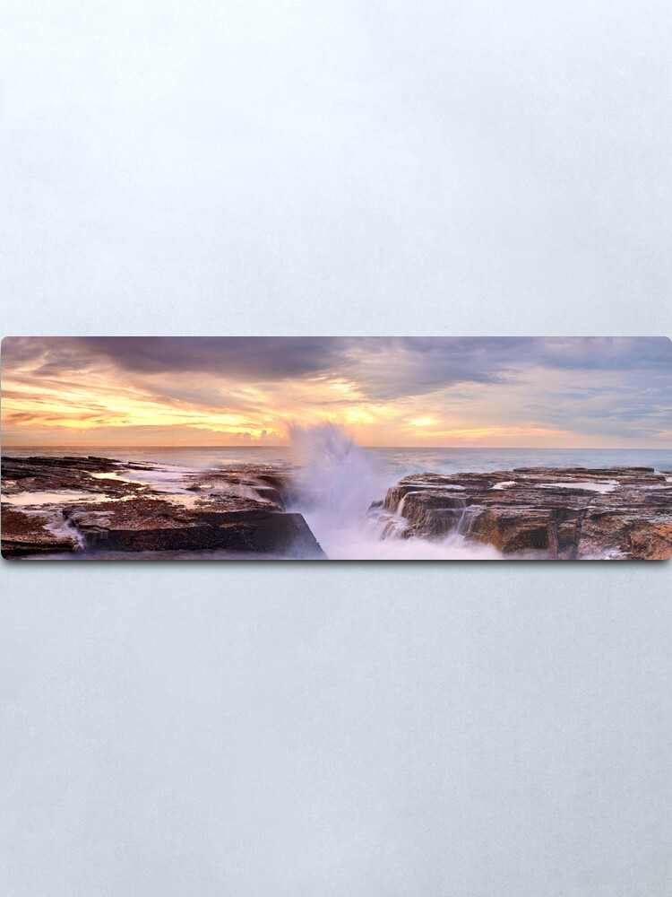 Alternate view of Narrabeen Rocks, New South Wales, Australia Metal Print