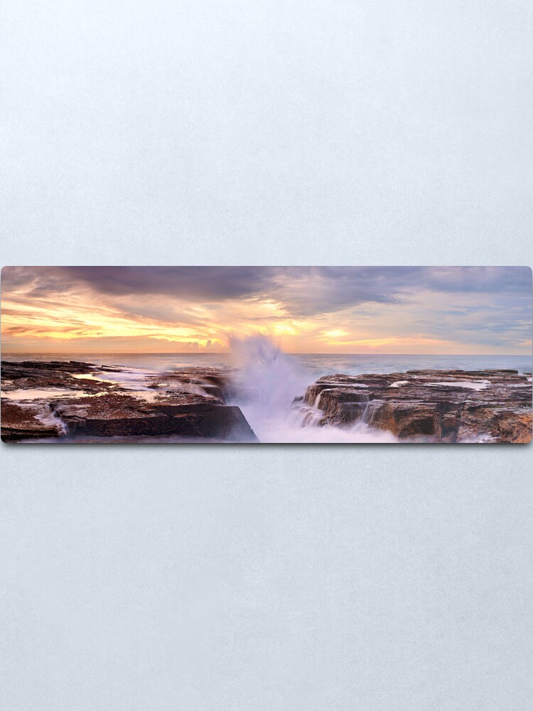 Alternate view of Narrabeen Rocks, New South Wales, Australia Metal Print